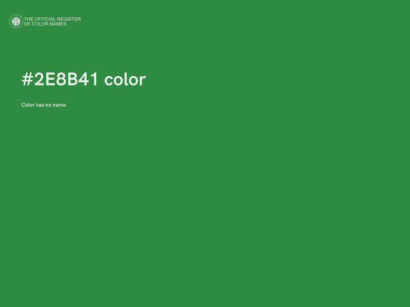 #2E8B41 color image