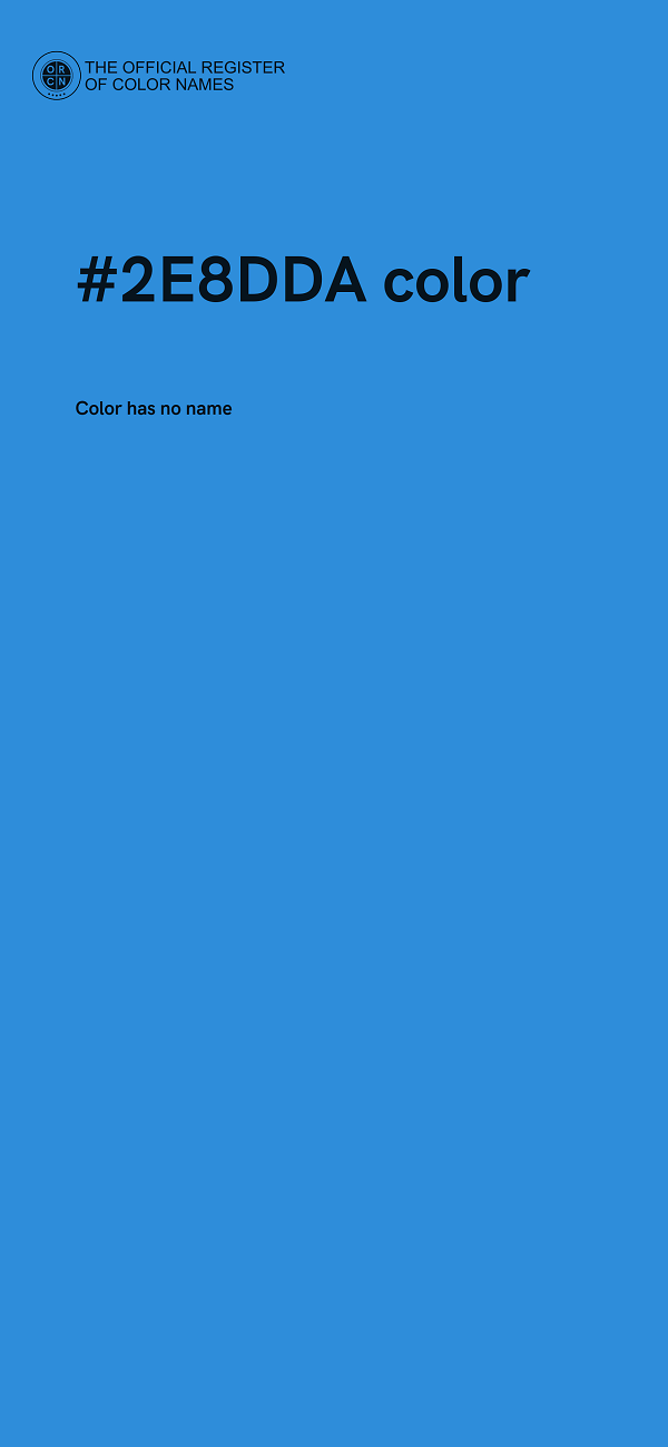 #2E8DDA color image