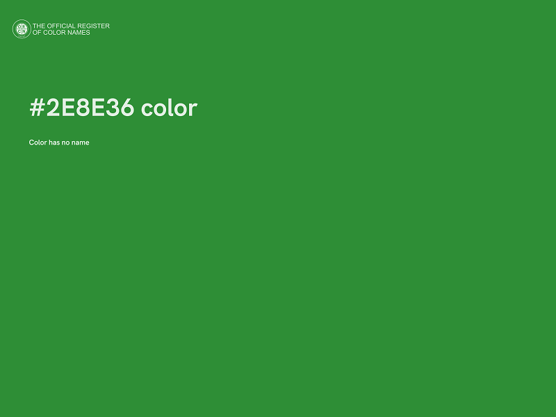 #2E8E36 color image