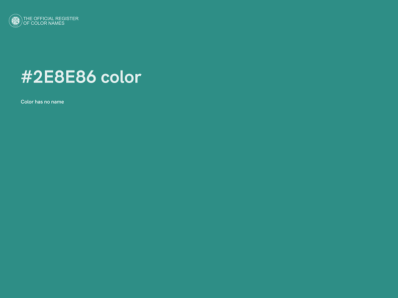 #2E8E86 color image