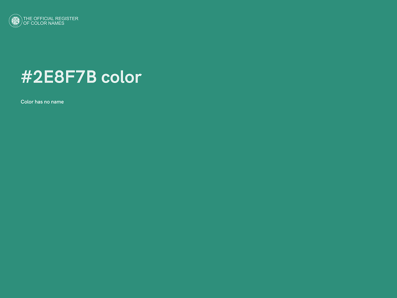 #2E8F7B color image