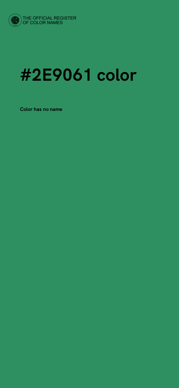 #2E9061 color image