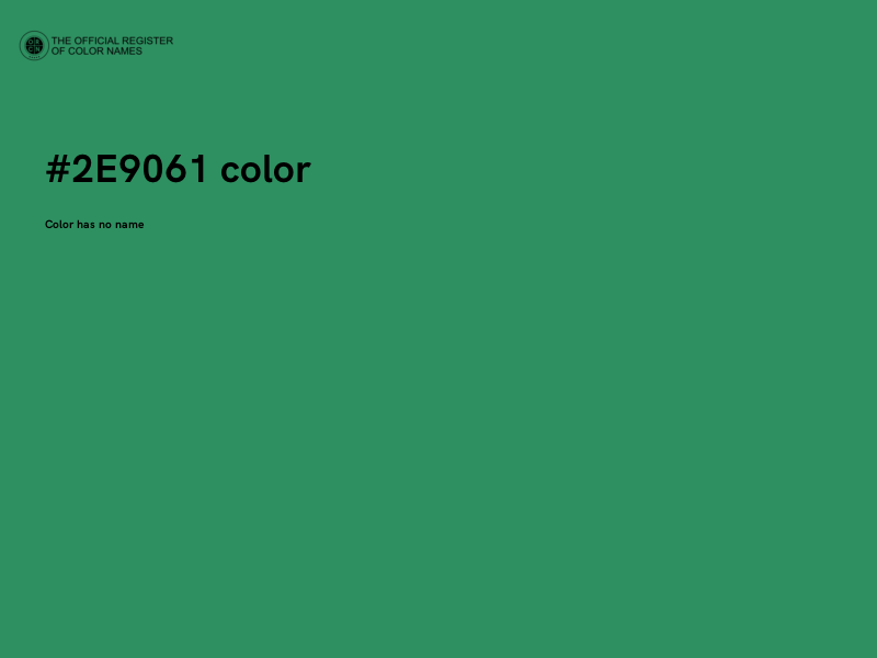 #2E9061 color image