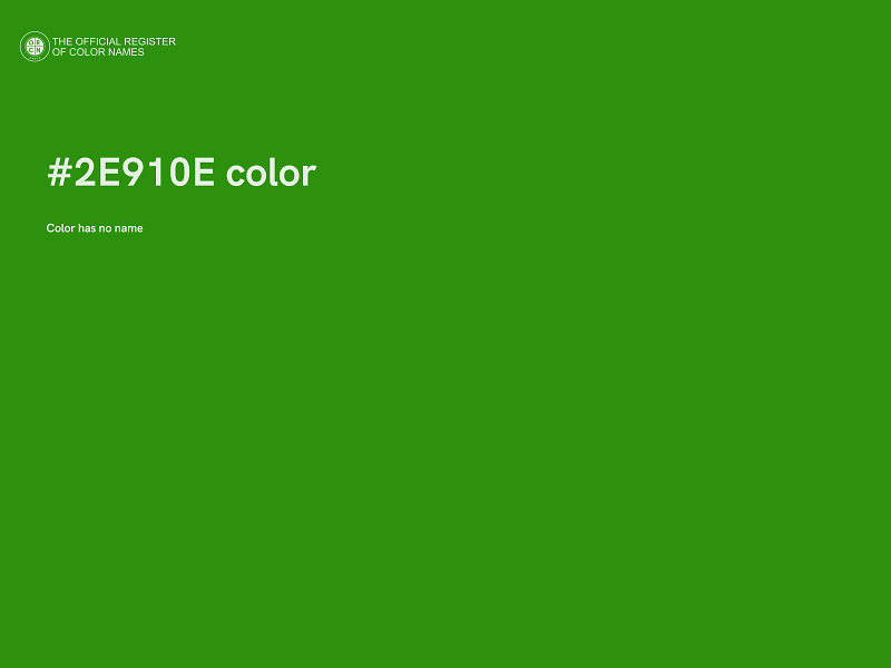 #2E910E color image