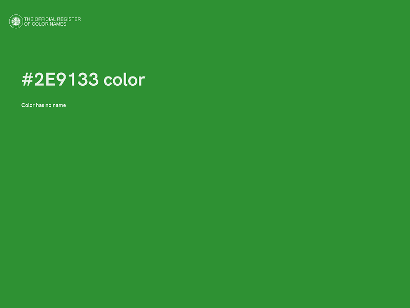 #2E9133 color image