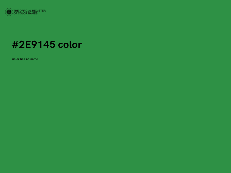 #2E9145 color image