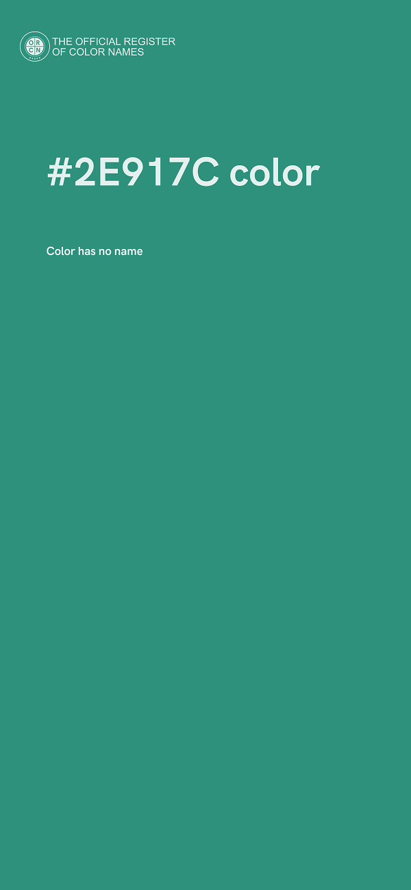 #2E917C color image