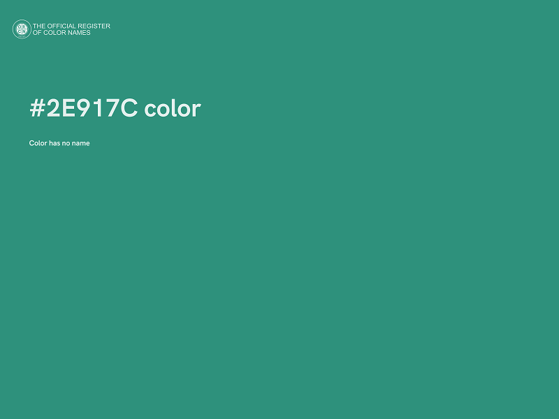#2E917C color image