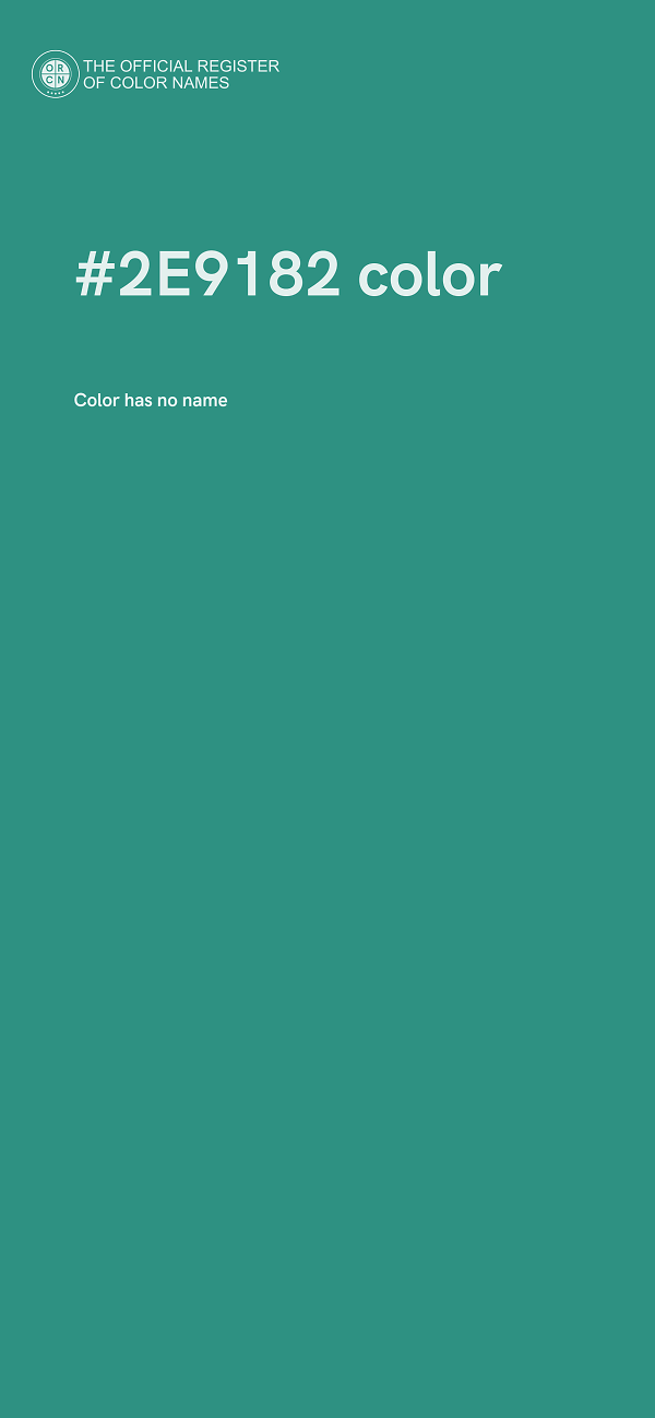 #2E9182 color image
