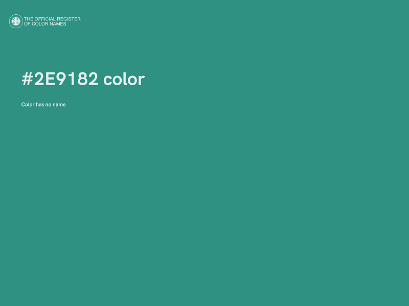 #2E9182 color image