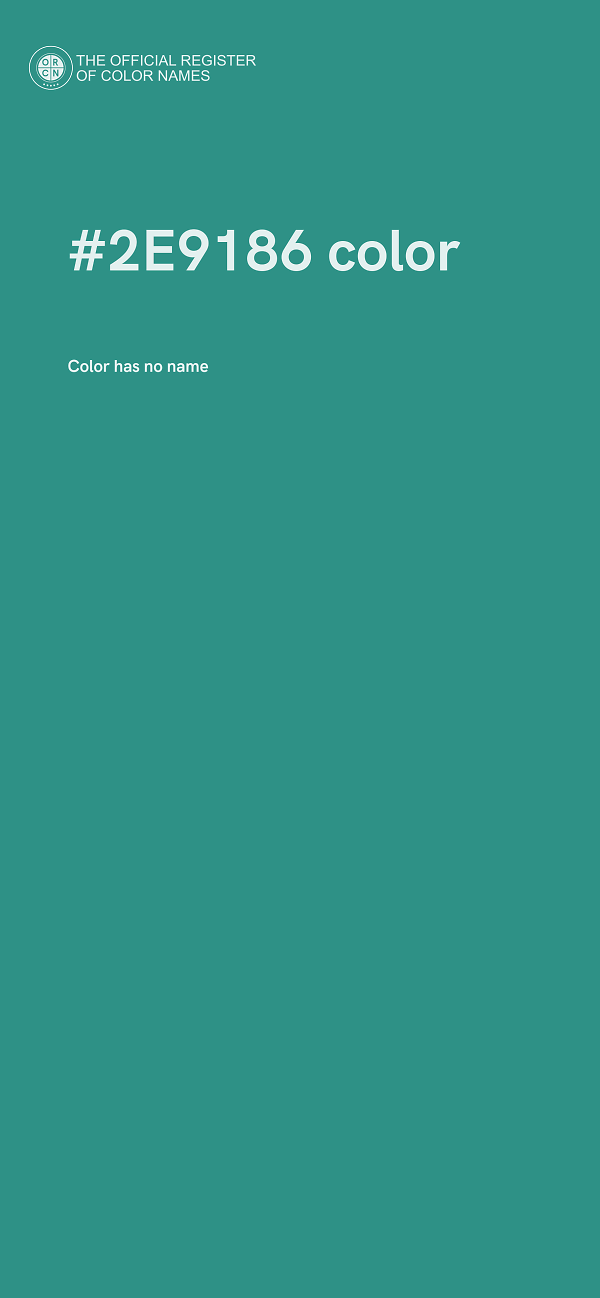 #2E9186 color image