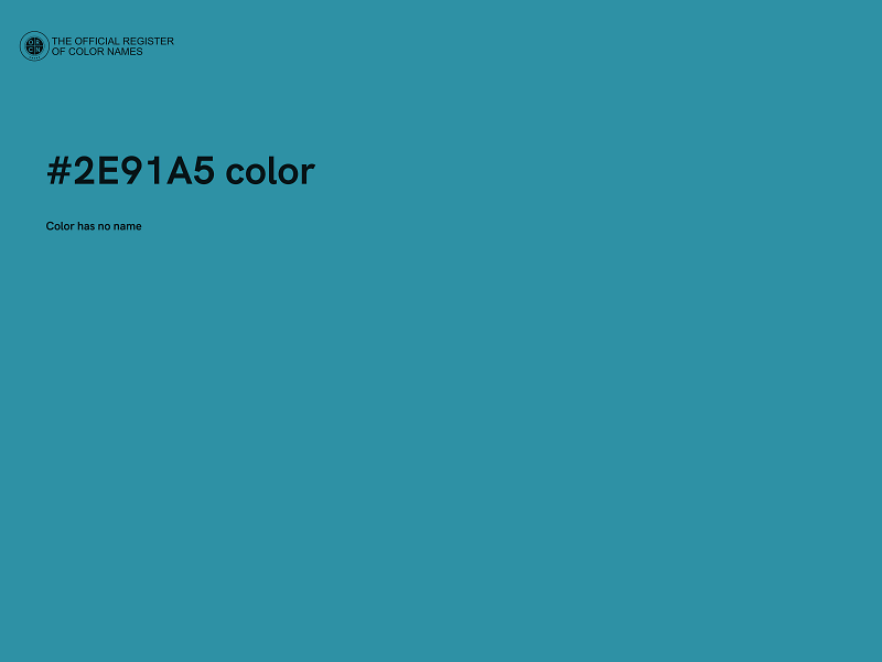 #2E91A5 color image