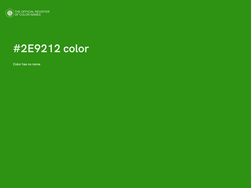 #2E9212 color image