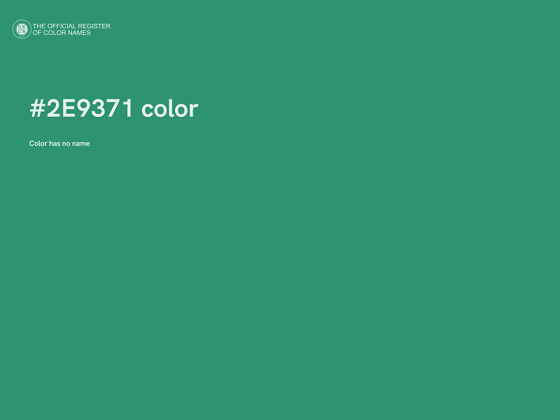 #2E9371 color image