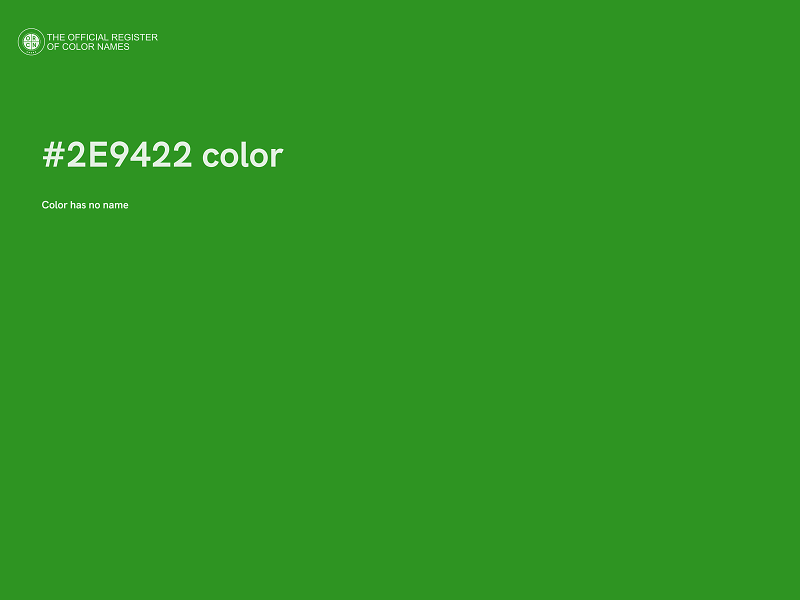 #2E9422 color image