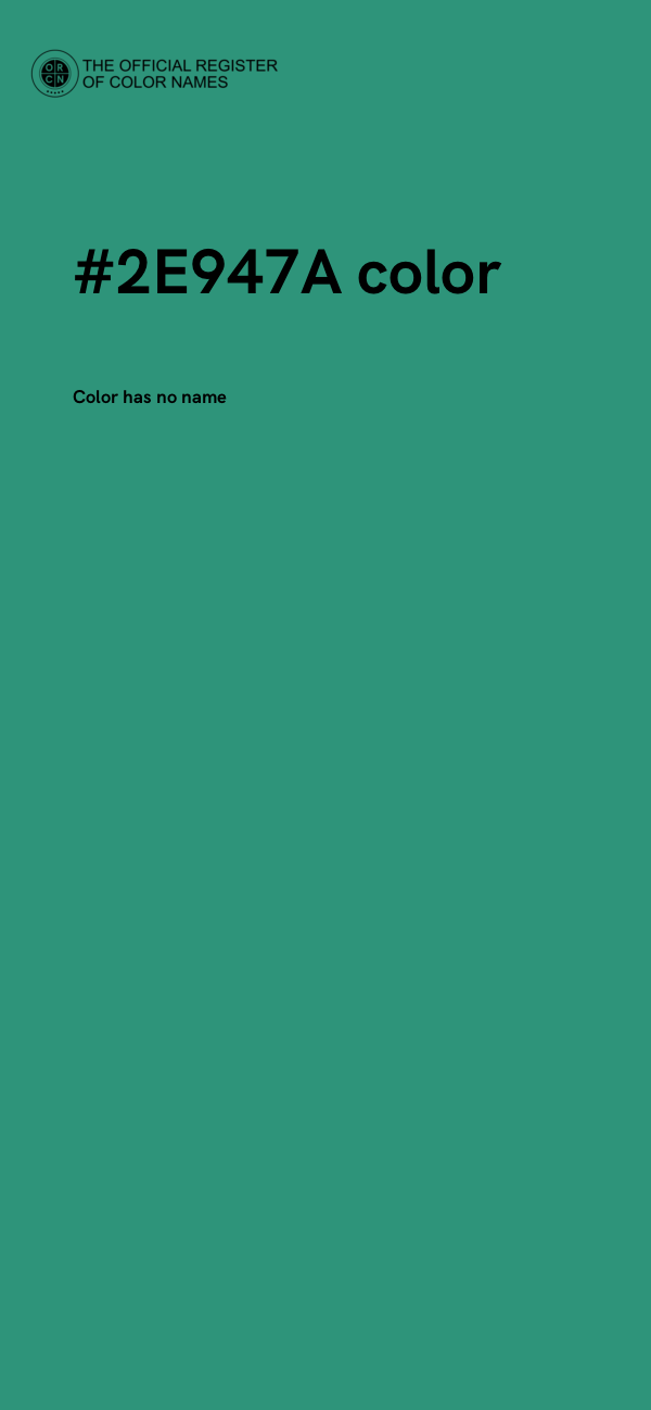 #2E947A color image