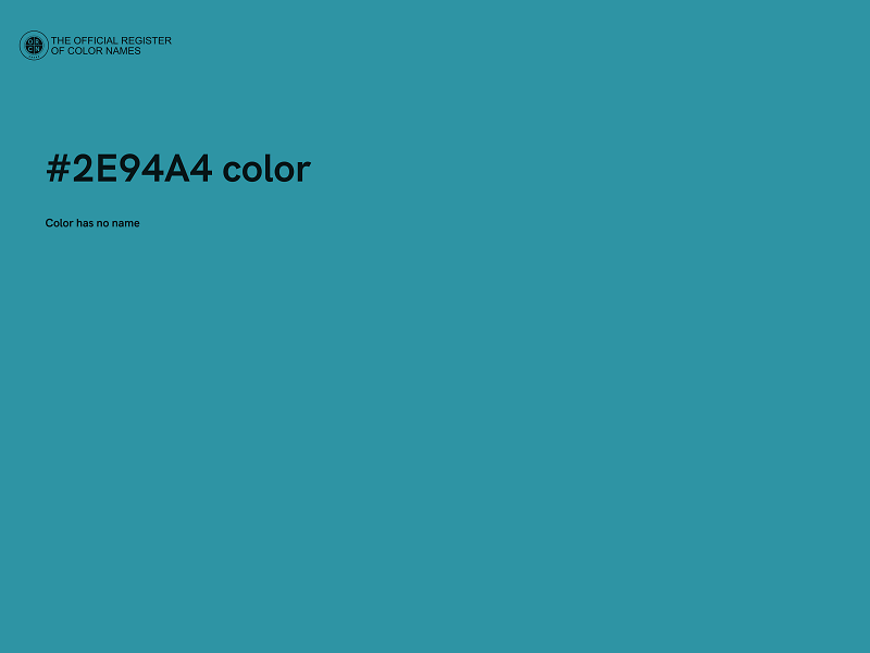 #2E94A4 color image