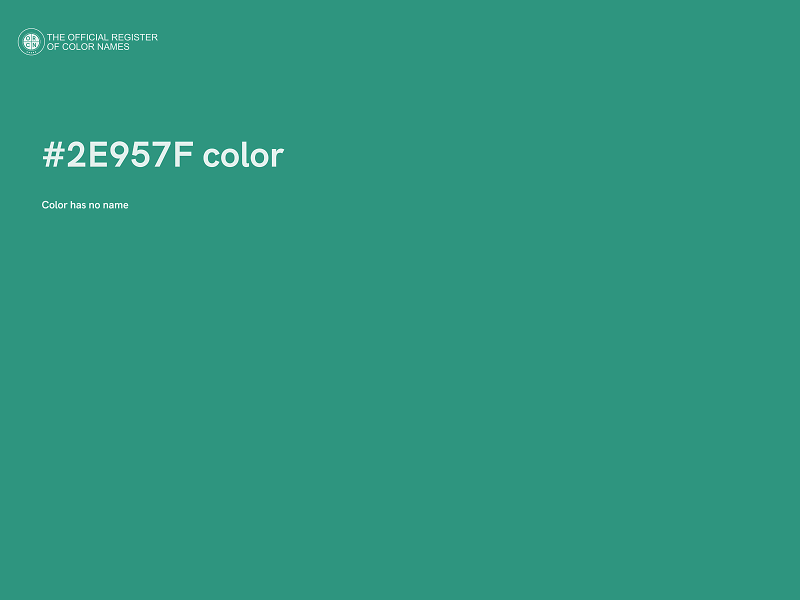 #2E957F color image