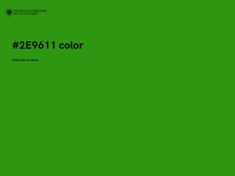 #2E9611 color image