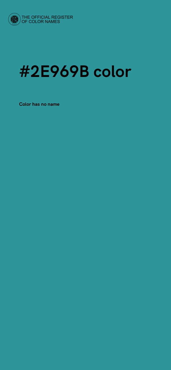 #2E969B color image