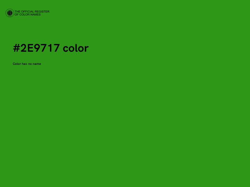 #2E9717 color image