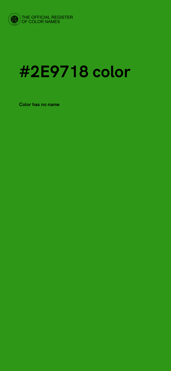 #2E9718 color image