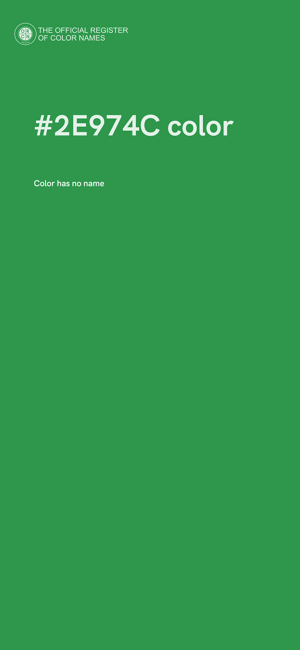 #2E974C color image