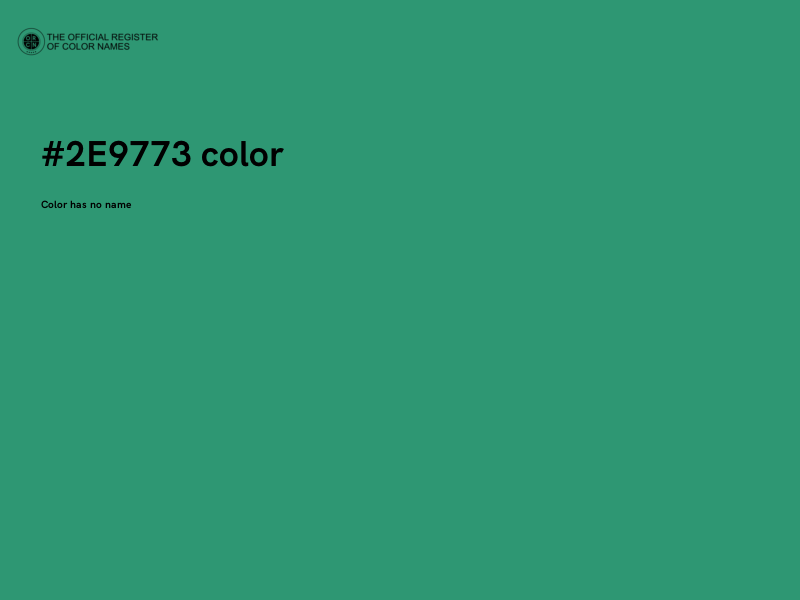 #2E9773 color image