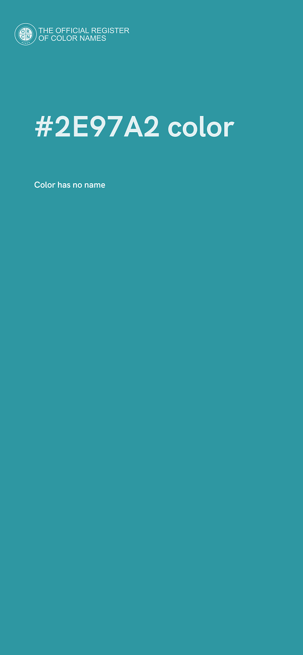 #2E97A2 color image
