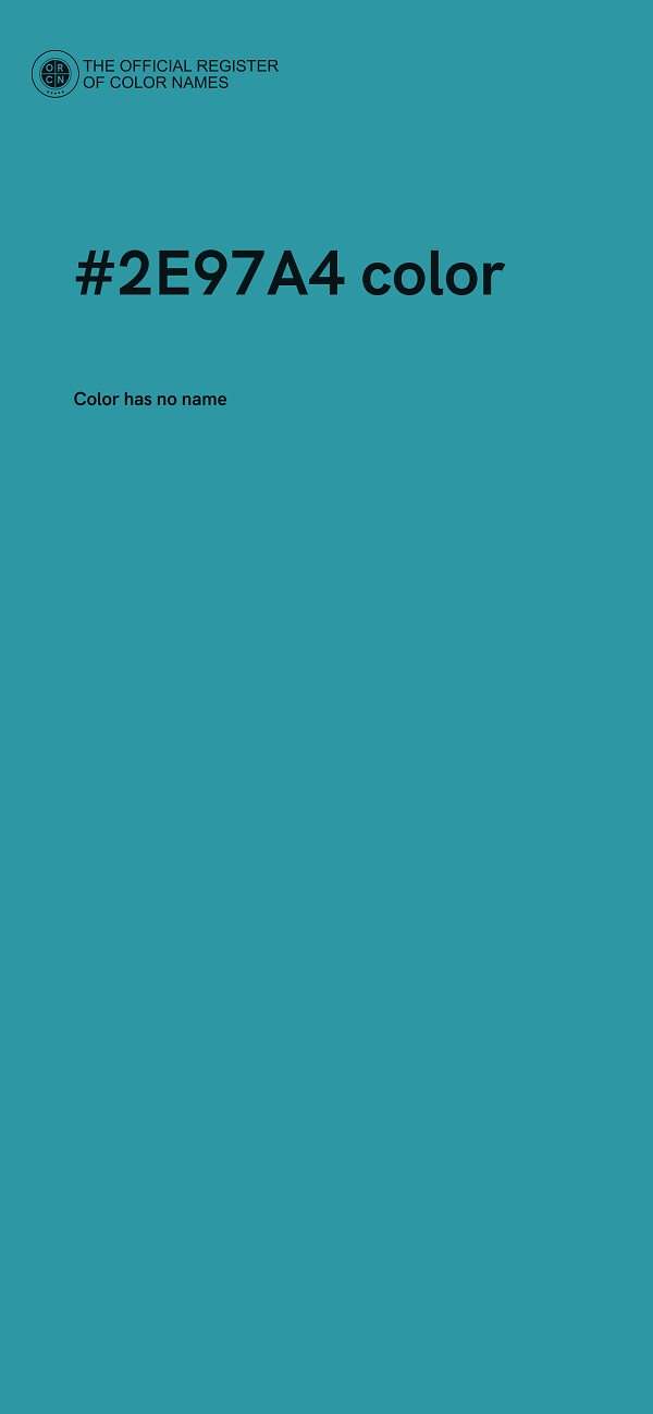 #2E97A4 color image