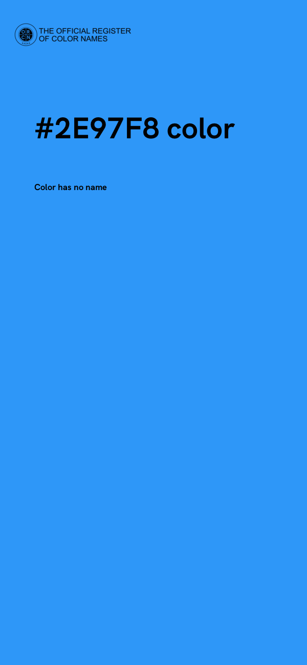 #2E97F8 color image