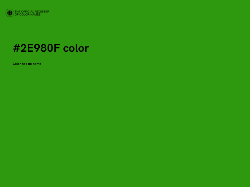 #2E980F color image