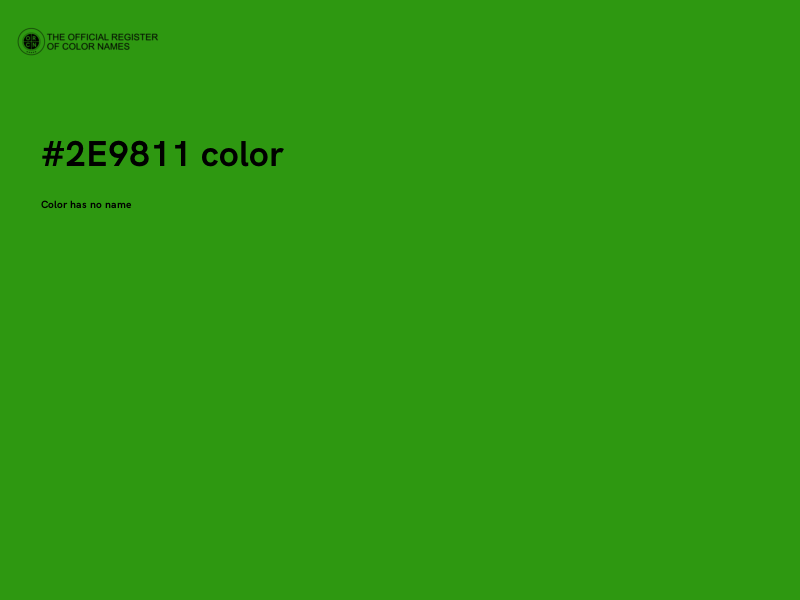 #2E9811 color image