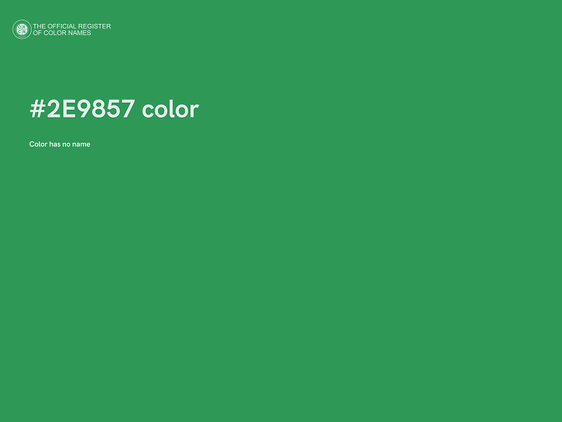 #2E9857 color image