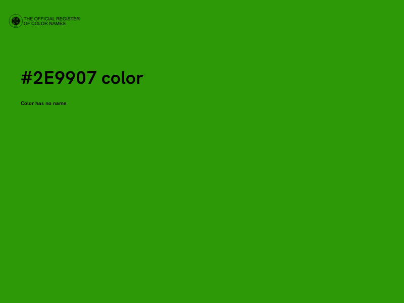 #2E9907 color image