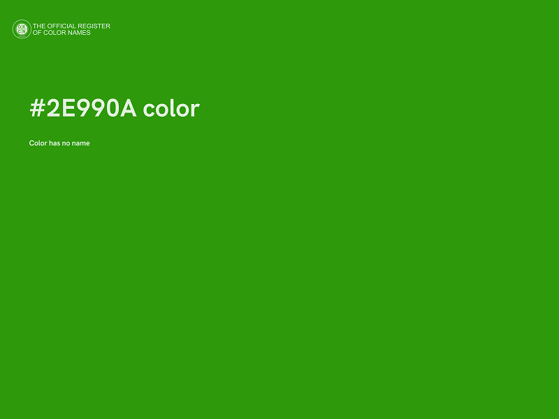 #2E990A color image