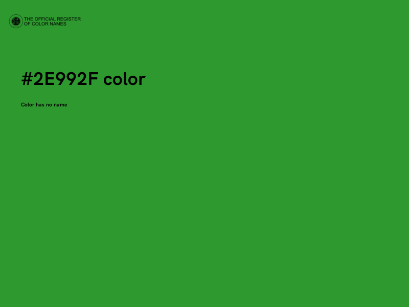 #2E992F color image