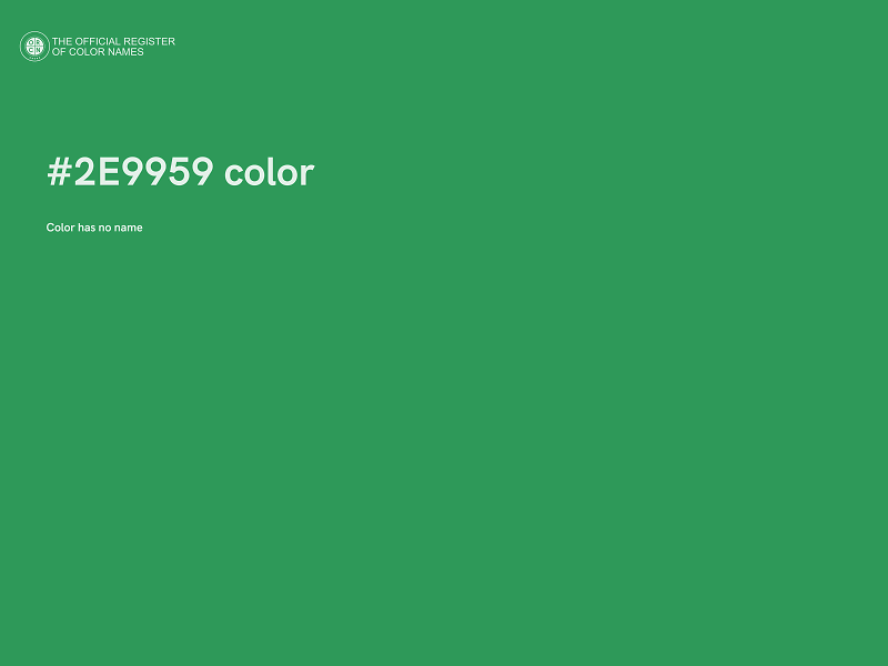 #2E9959 color image
