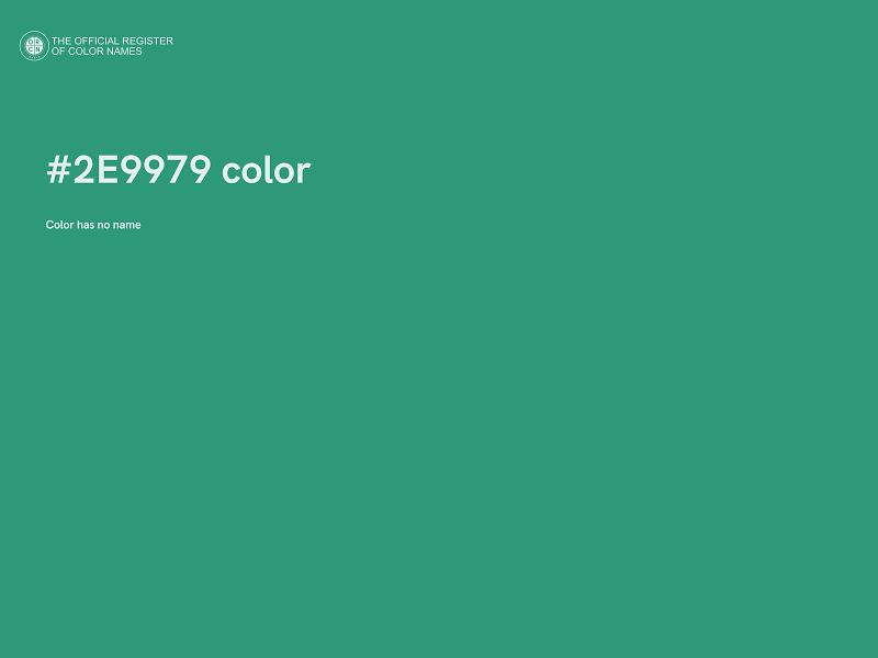 #2E9979 color image