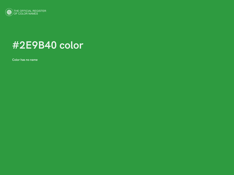 #2E9B40 color image