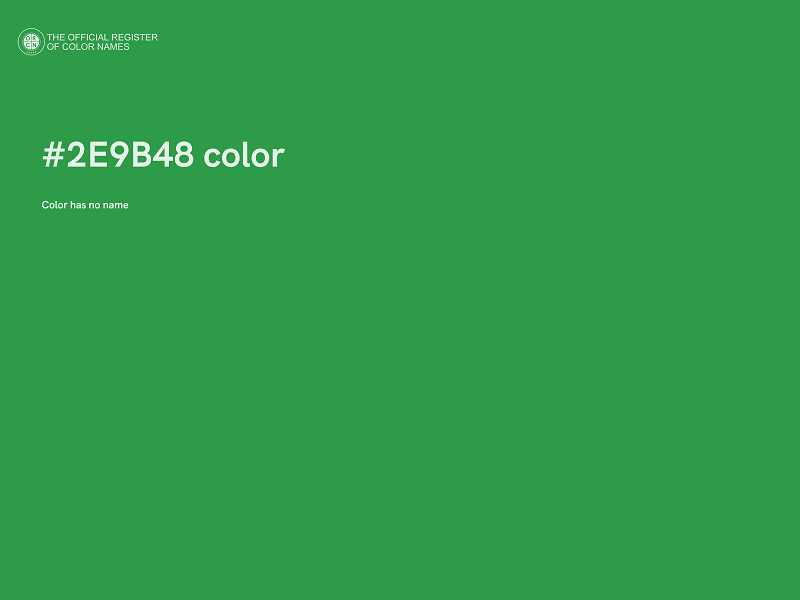 #2E9B48 color image