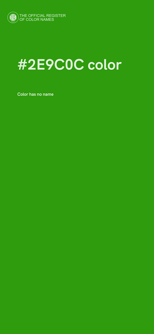#2E9C0C color image