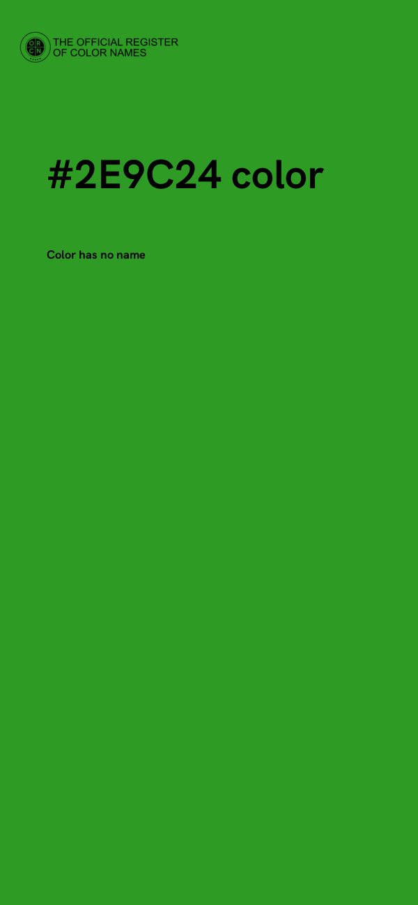#2E9C24 color image