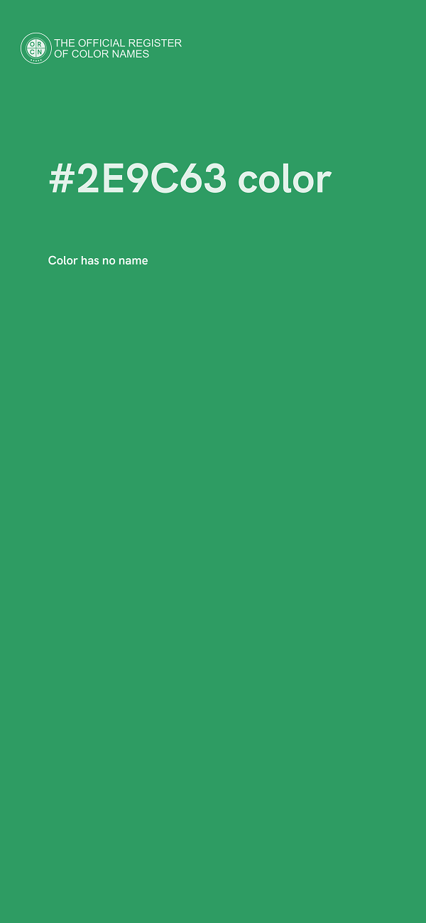 #2E9C63 color image