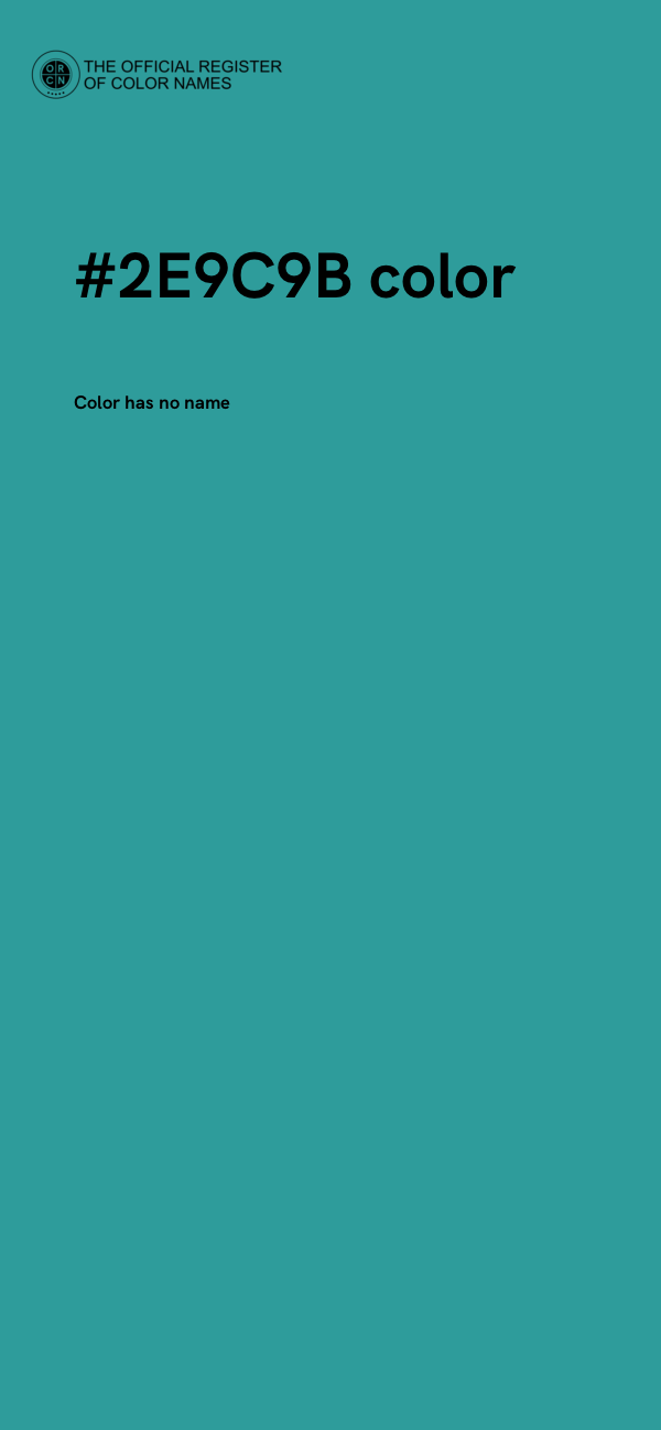 #2E9C9B color image