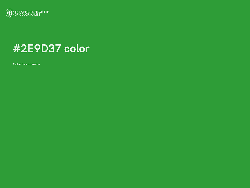 #2E9D37 color image