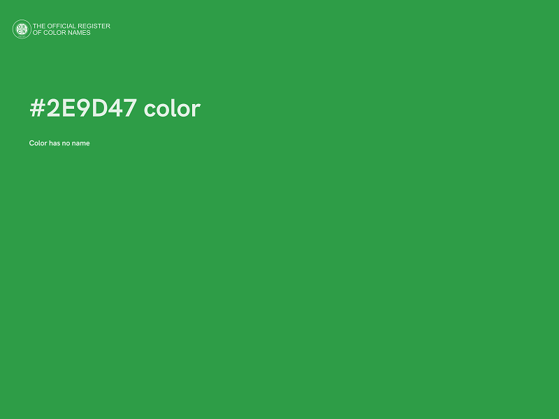 #2E9D47 color image