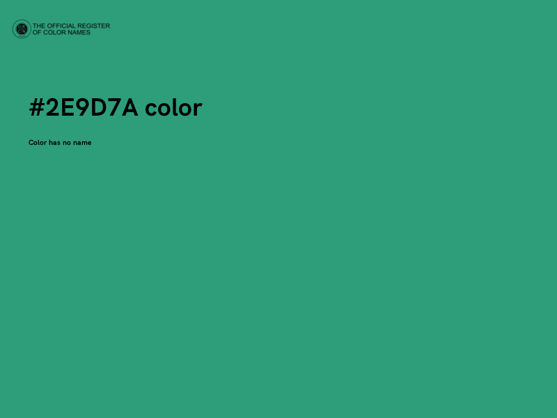 #2E9D7A color image