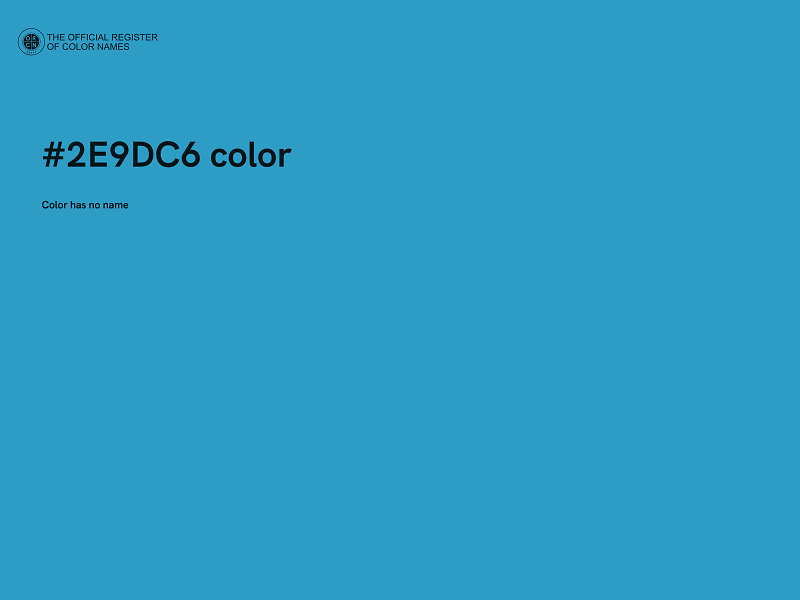 #2E9DC6 color image