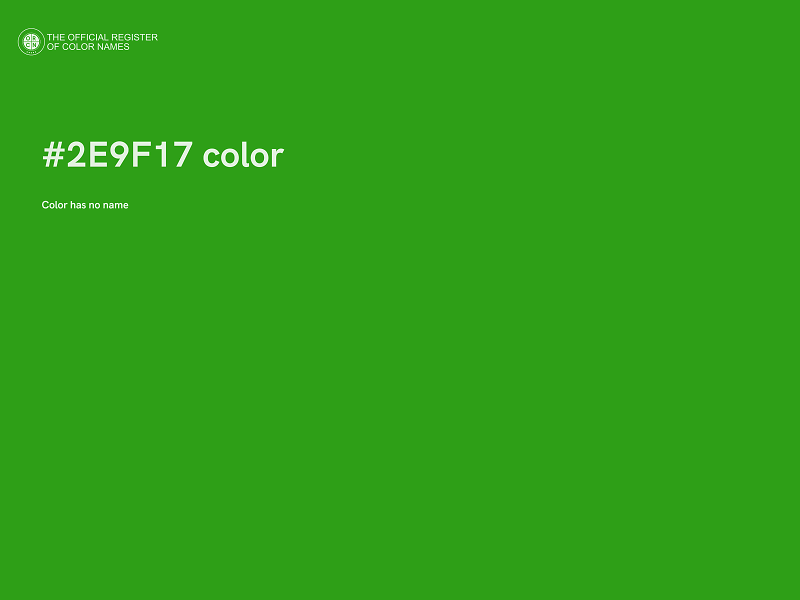 #2E9F17 color image